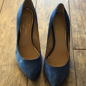 Blue heels